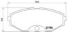 INFIN 41060606190 Brake Pad Set, disc brake